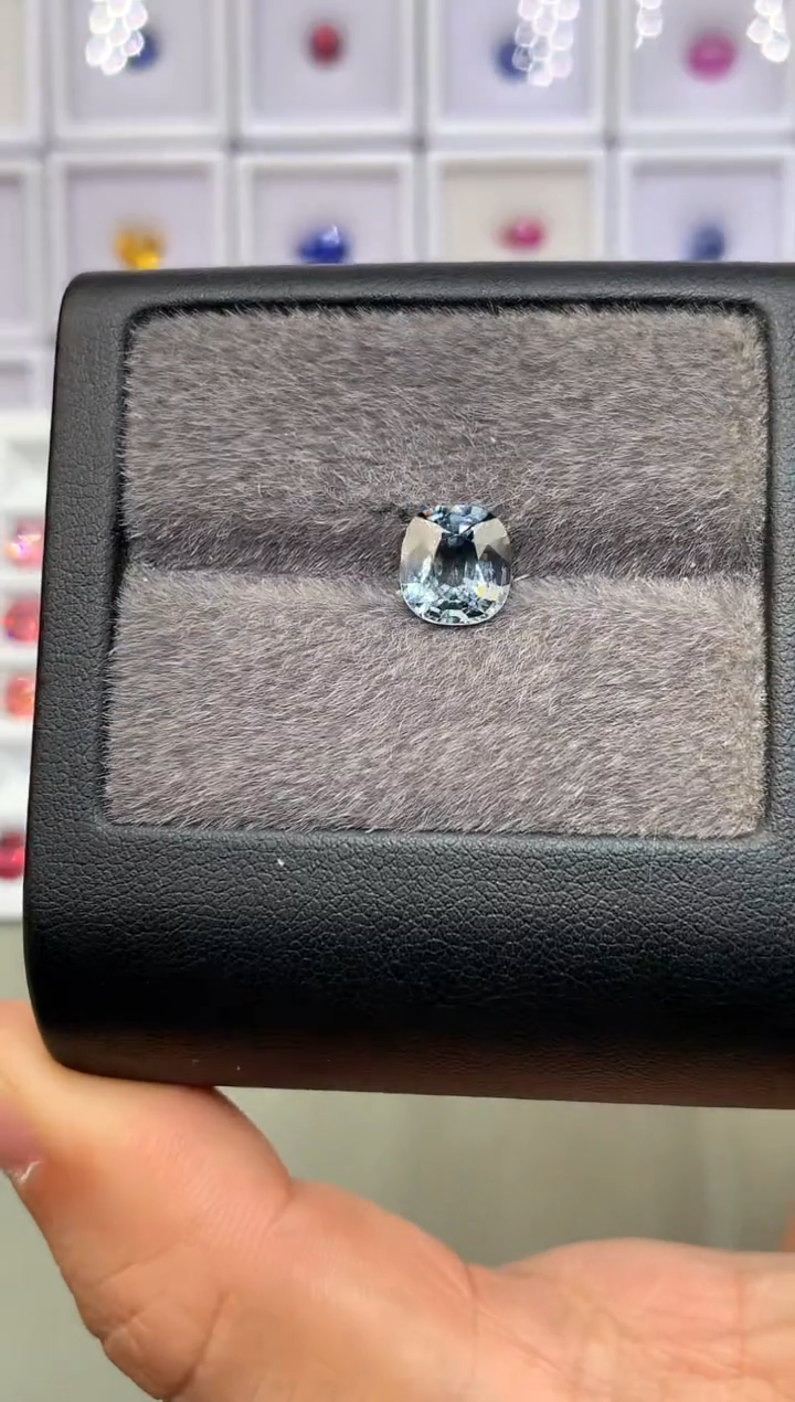 【闪购商品】定制尖晶石裸石未镶嵌枕型 黑武士尖晶石 2.43ct