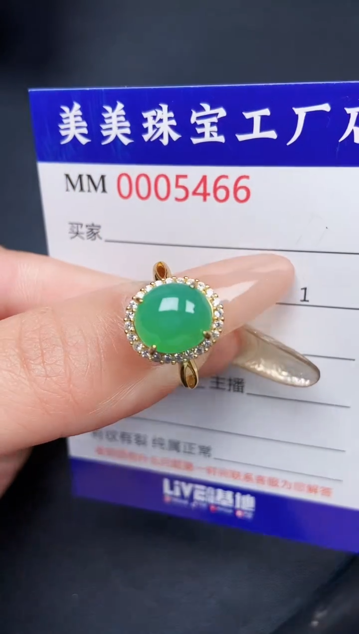 【闪购商品】翡翠颈饰银S925镶嵌5466
