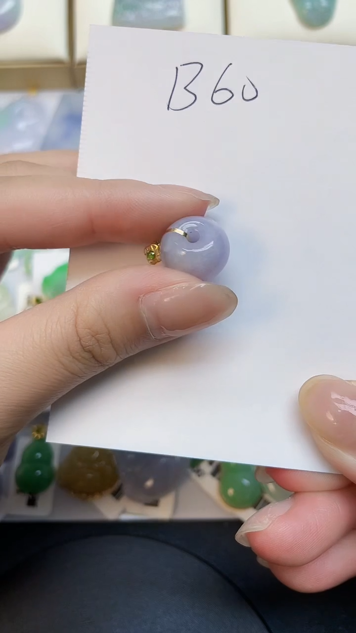 【闪购商品】翡翠颈饰18K金镶嵌00000000