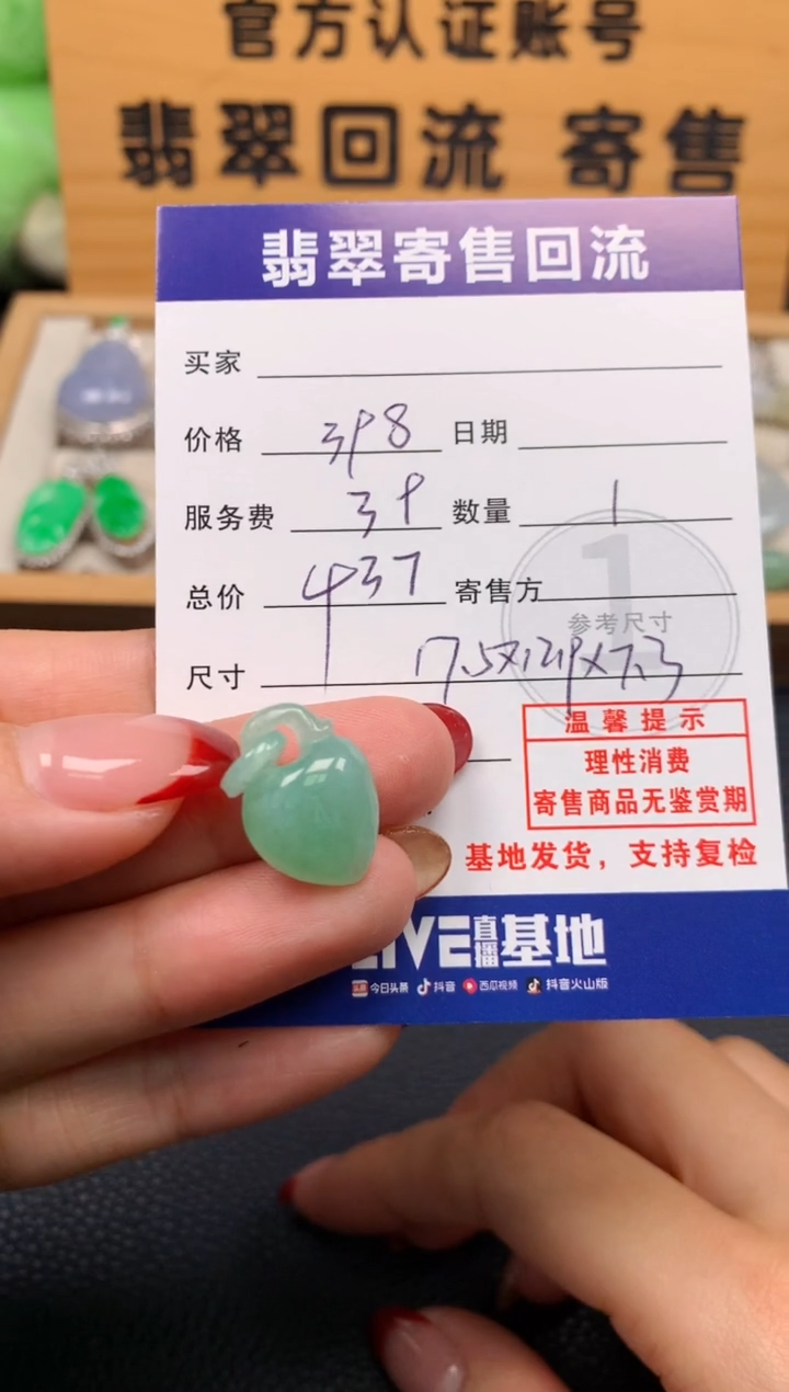 颈饰未镶嵌翡翠10151440