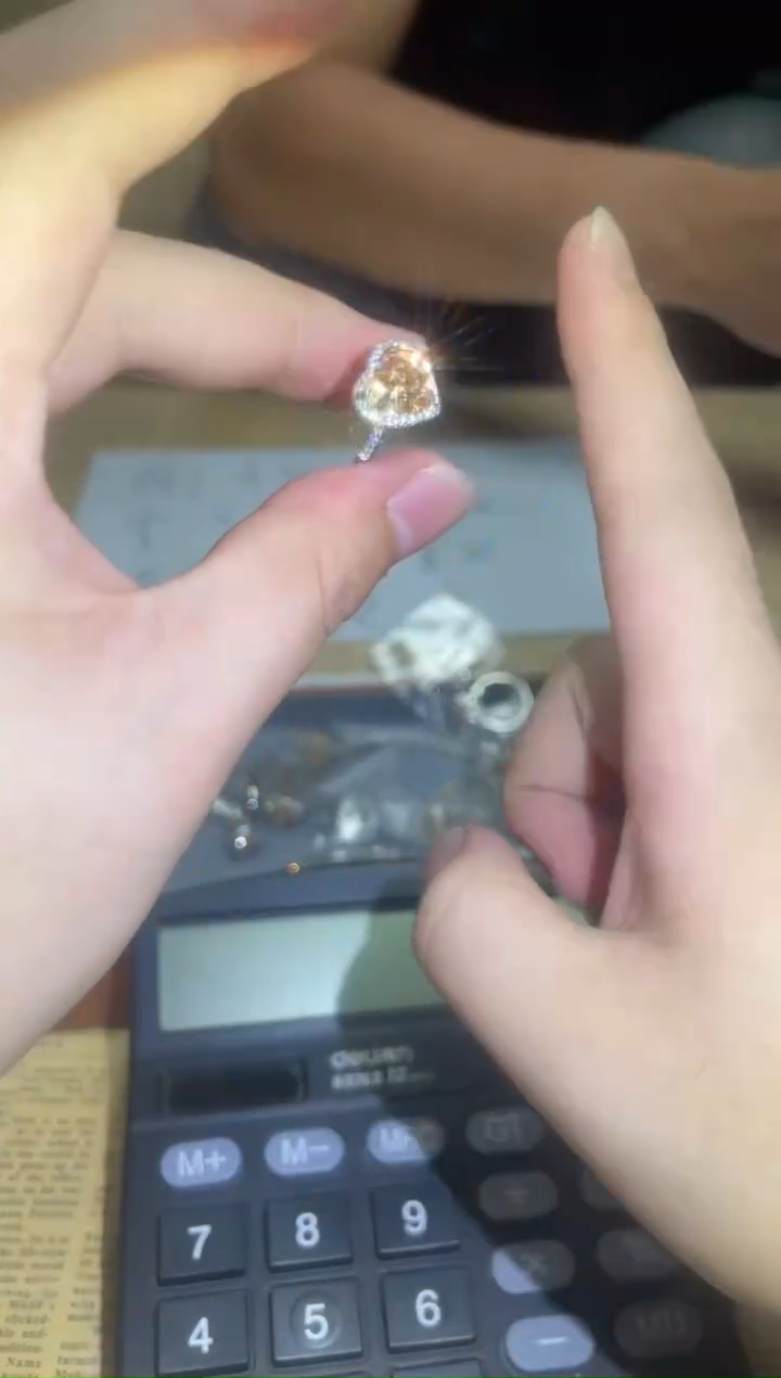 戒指/指环铂Pt950镶嵌钻石Q45