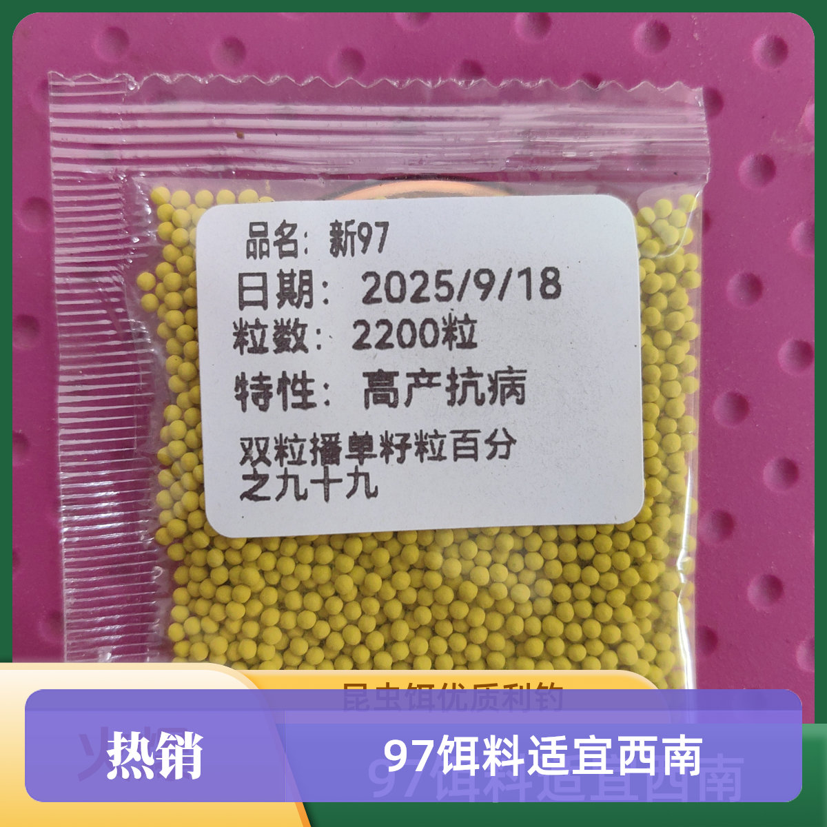 新97饵料，合适云贵川