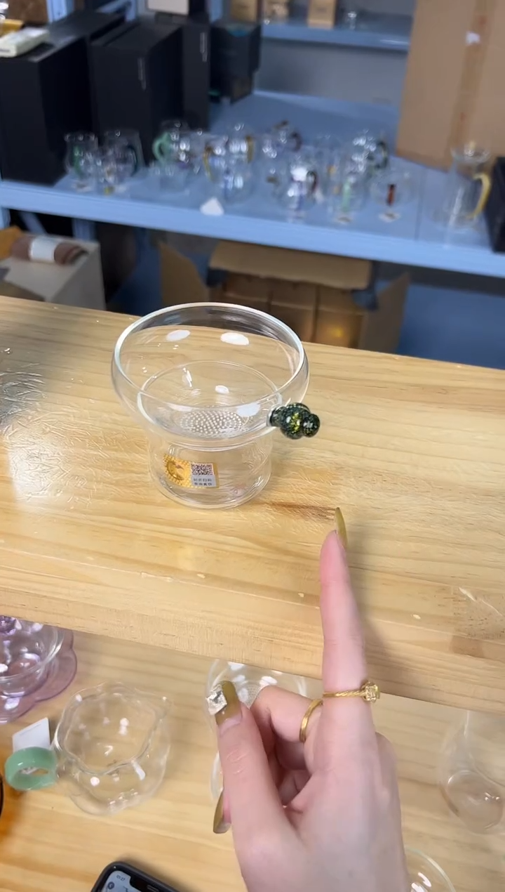 禾器 奉珠不锈钢茶漏/黑金
