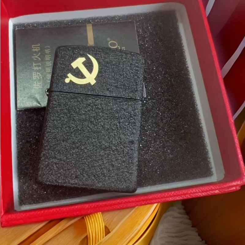 ZORROZORRO防风煤油打火机902-029黑砂党章男士
