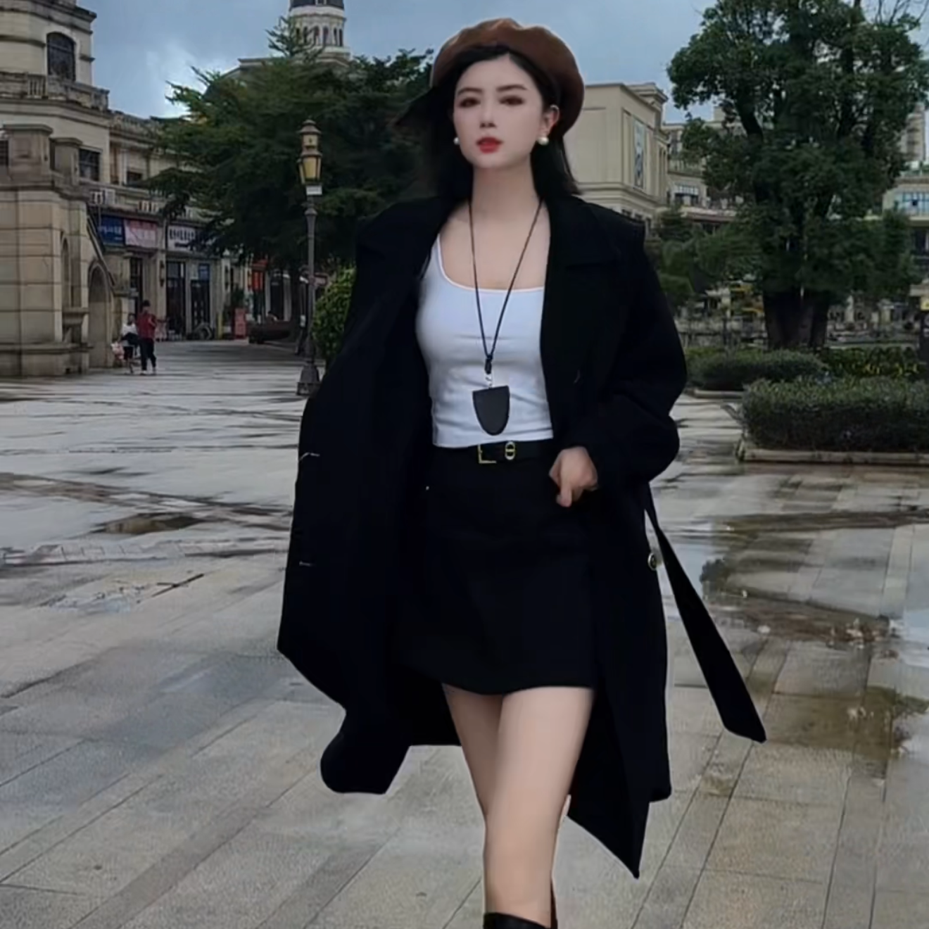 编号3000-3200    双面呢子女士大衣