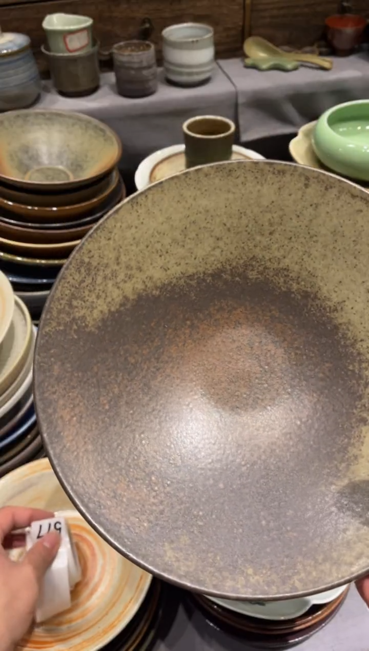 【闪购商品】瓷片577半山大斗盘1个