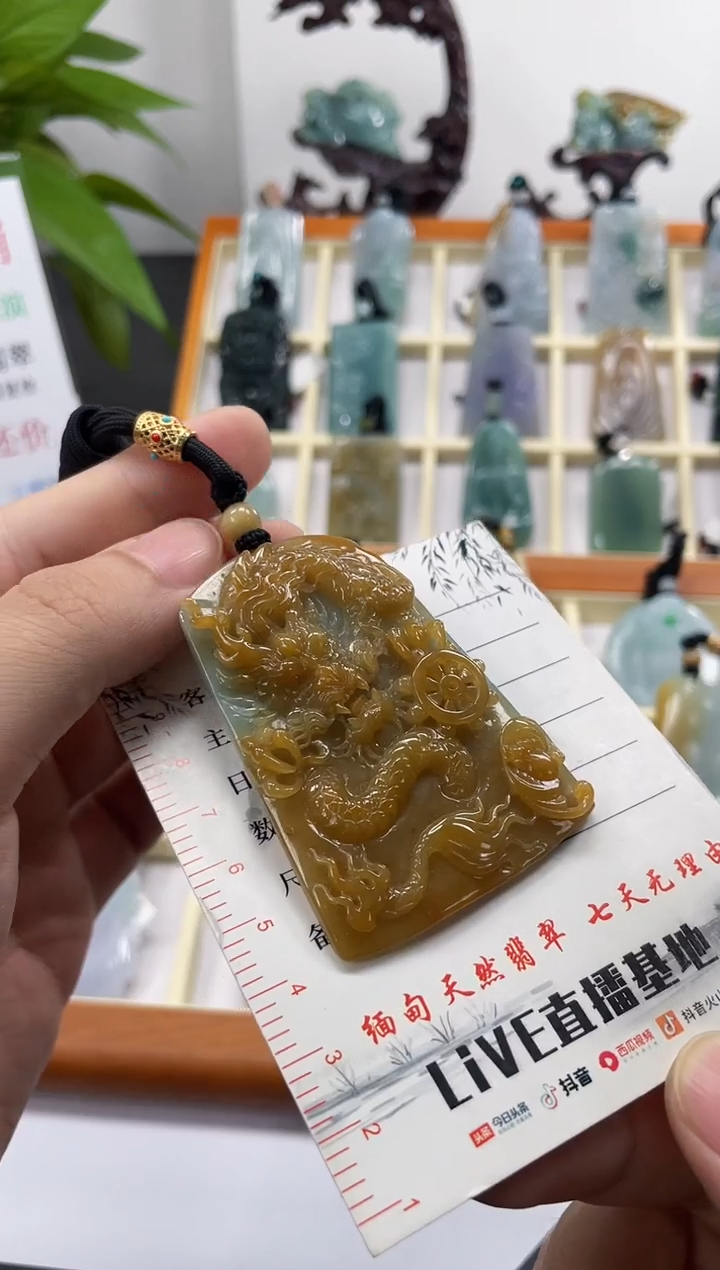 【闪购商品】翡翠颈饰未镶嵌龙