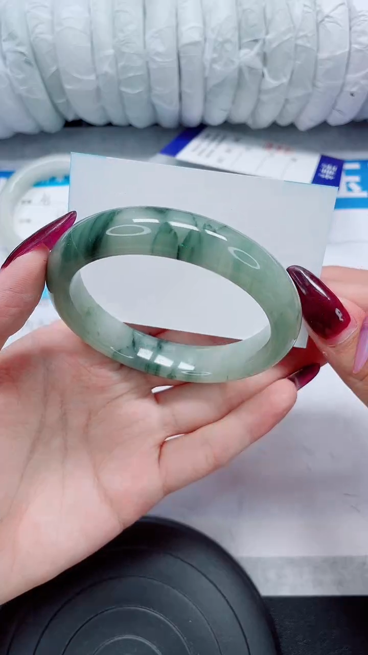 未镶嵌手镯石英质玉44-54/55