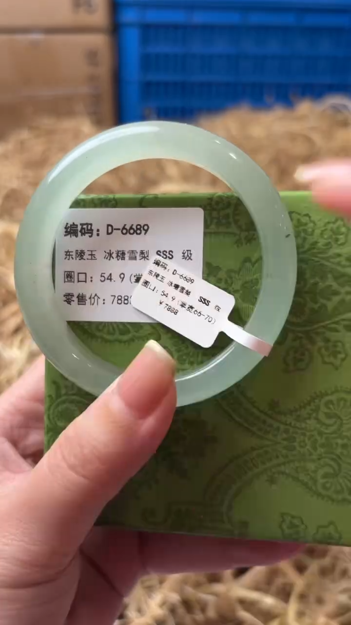 未镶嵌手镯石英质玉D-6689