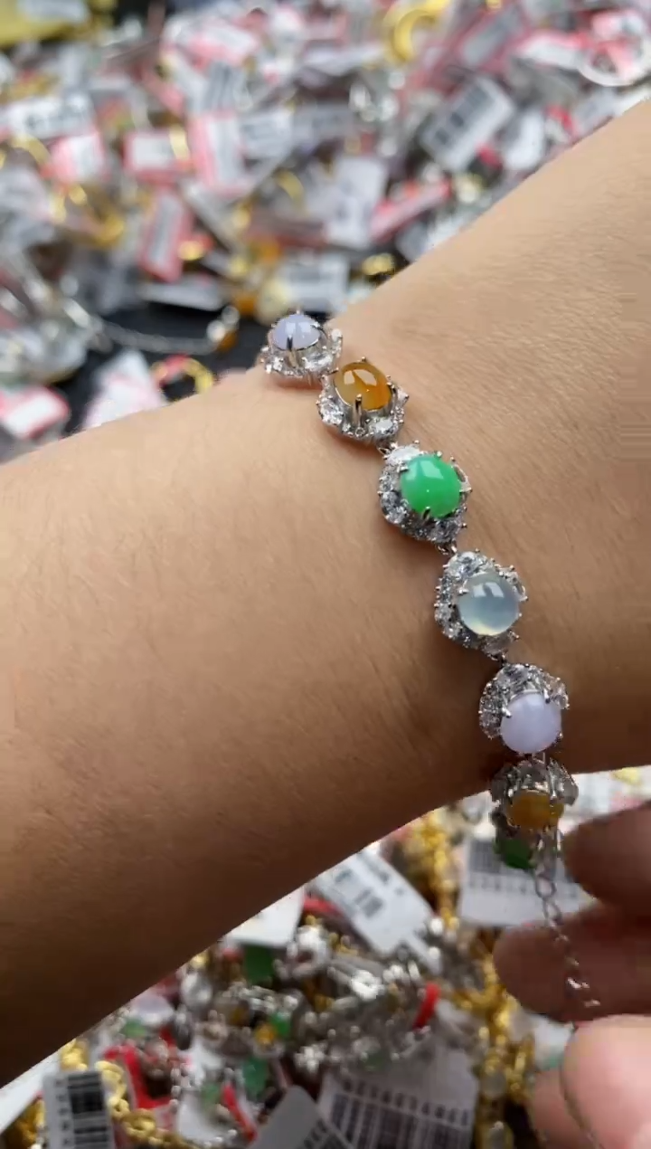 【闪购商品】翡翠戒指银S925镶嵌33333---3