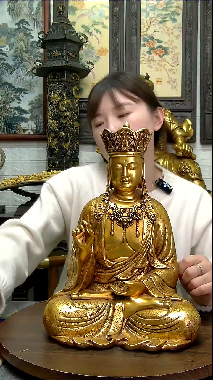 【闪购商品】地藏王铜像造像收收藏造像