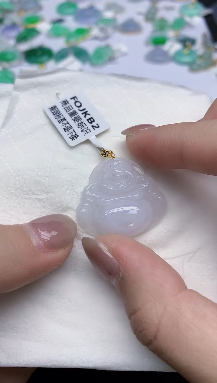 【闪购商品】翡翠颈饰未镶嵌天然翡翠A货