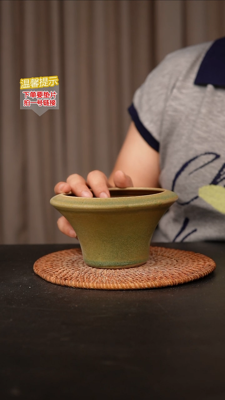 瓷片内口径约11  外高约7-8