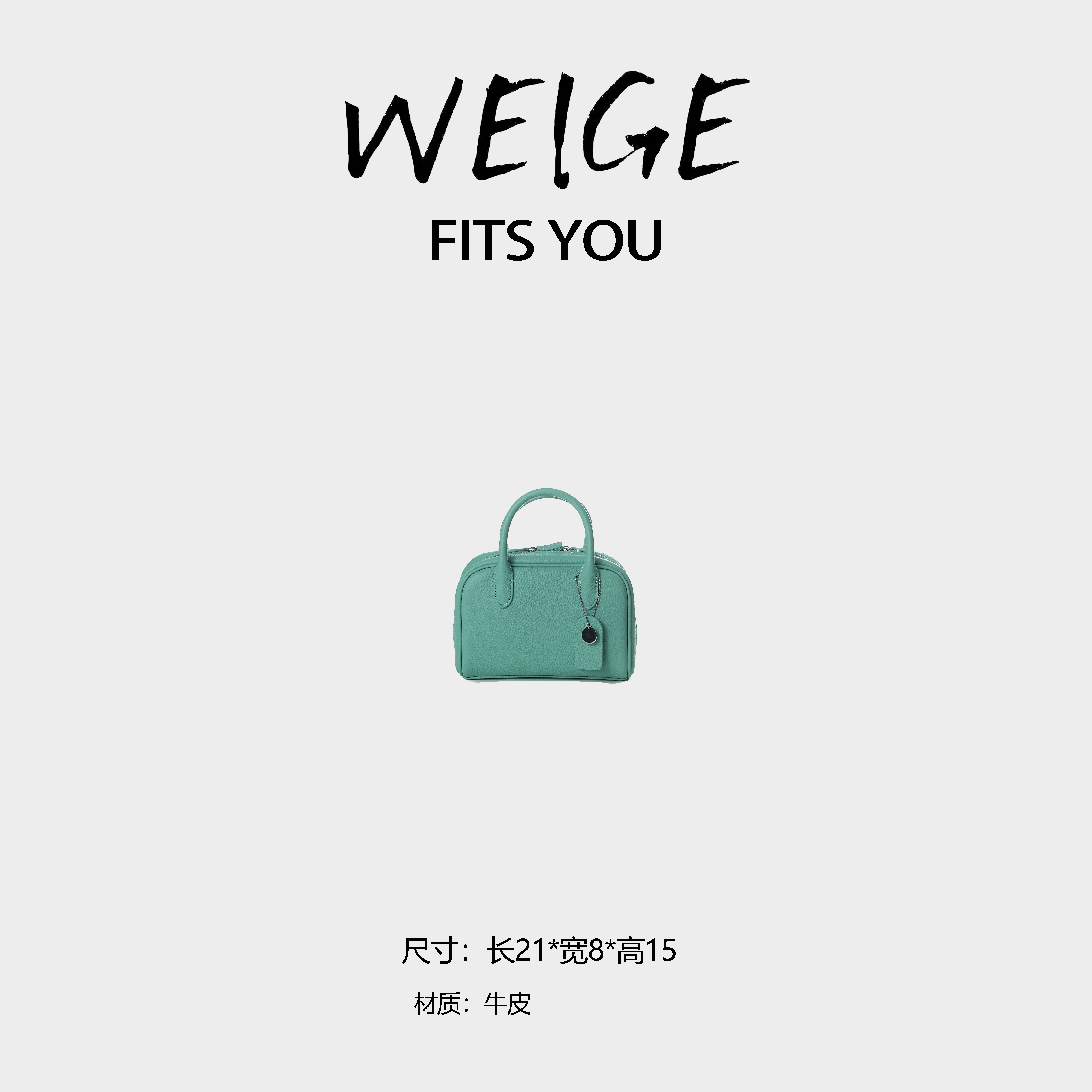 【新品首发】2025轻奢时尚单肩手提通勤包BV8381-绿色