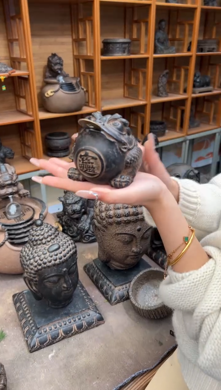 陶土【火山泥】五财金蟾