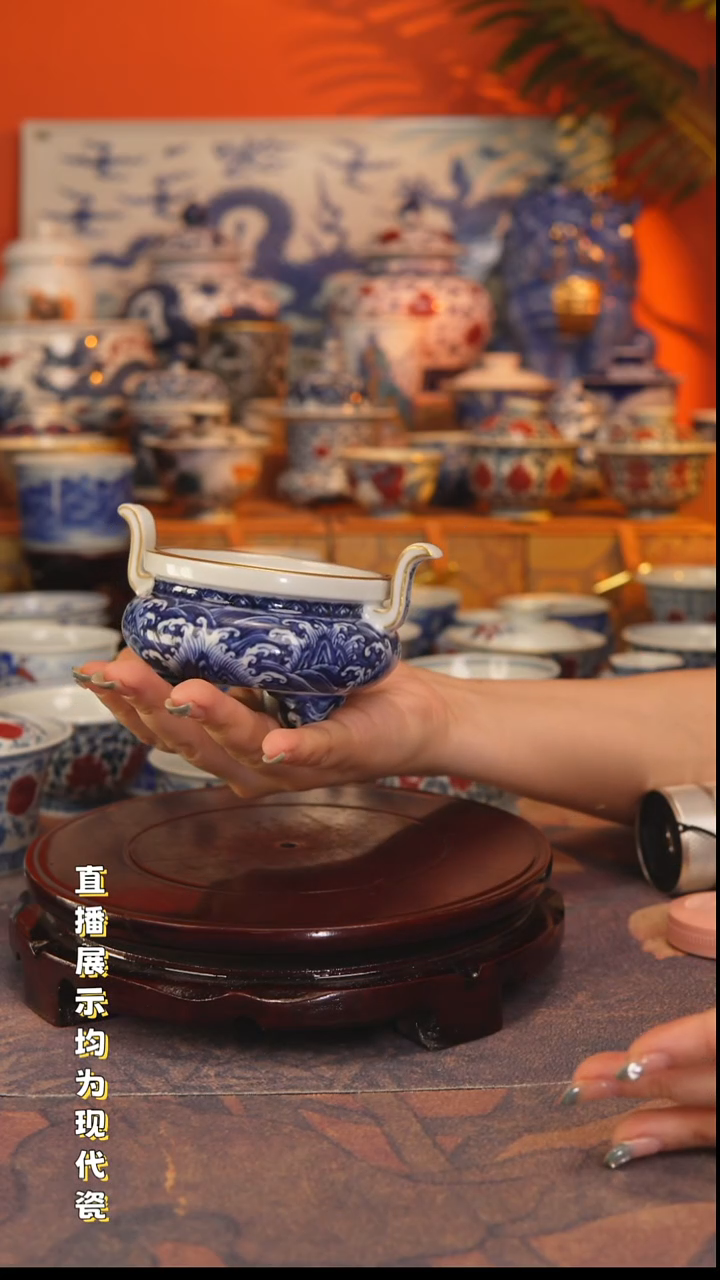 景德镇手工手绘陶瓷杯