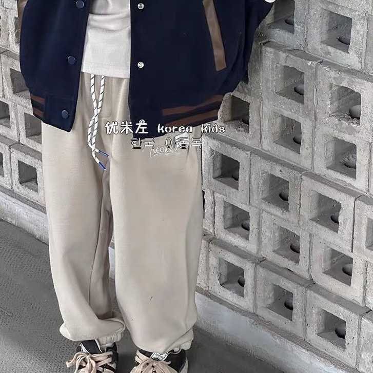 23038高端专享冬款加绒裤子米色