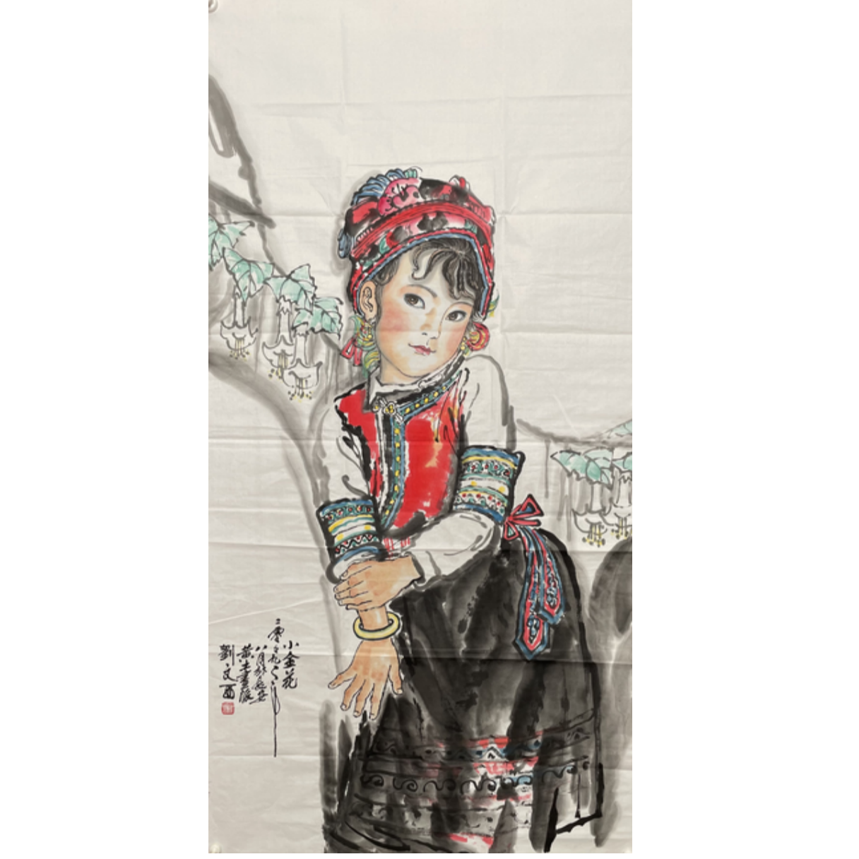 L-R-2798 人物画 137cm*69cm 软片