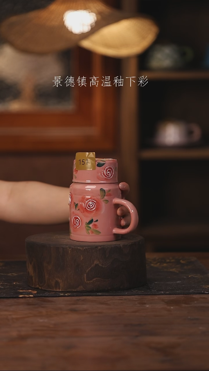 陶瓷景德镇高温釉下手绘陶瓷151