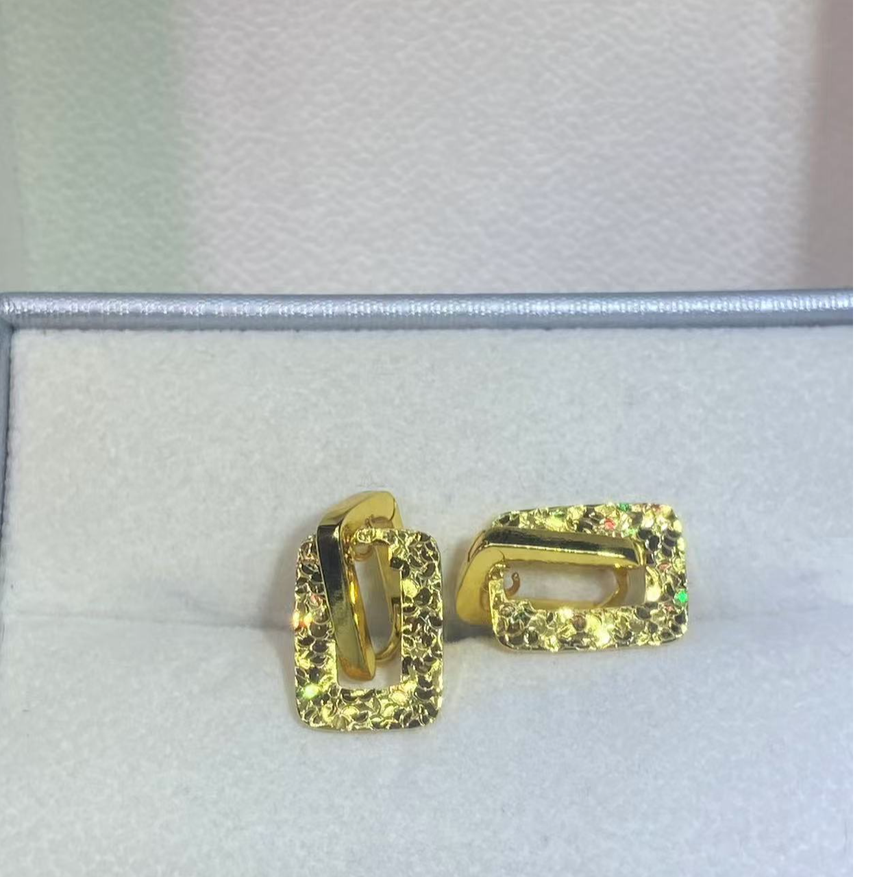 耳饰 【米米甄选 高端大气】黄色耳钉JD-2662