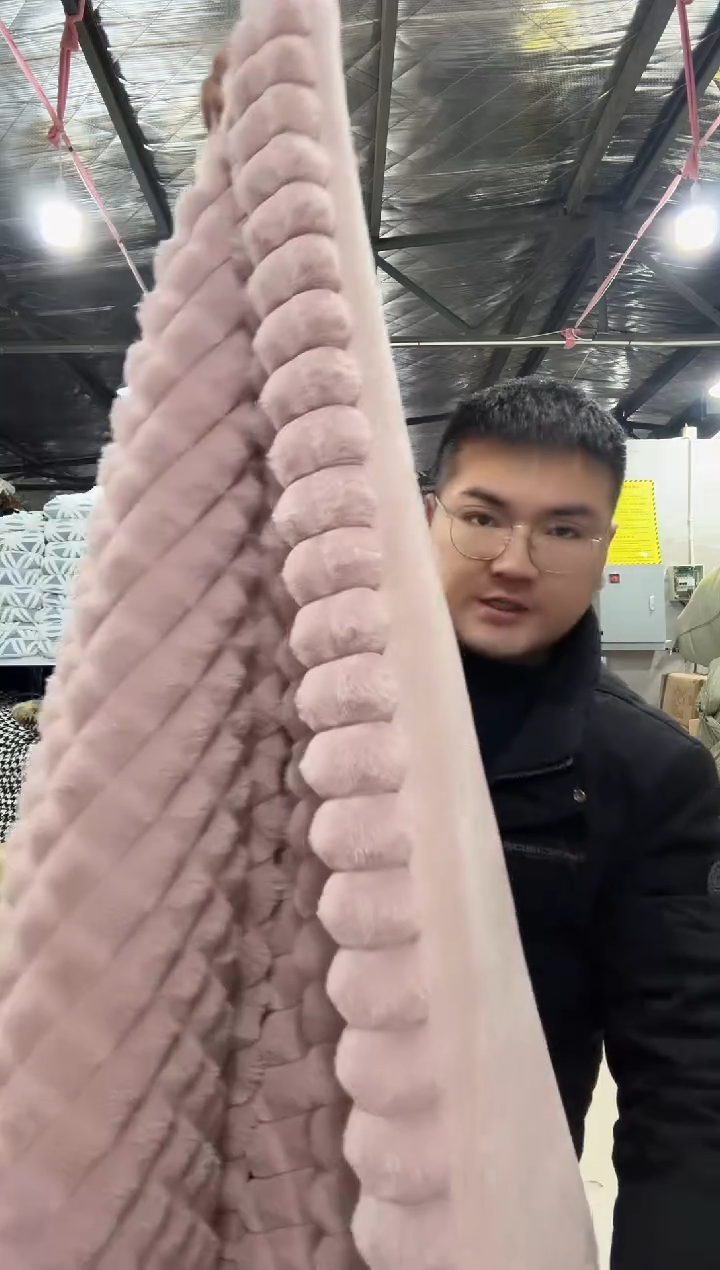 兔毛【高货兔兔被2x2.3米】外贸原单毛毯被加厚加密款巨暖和