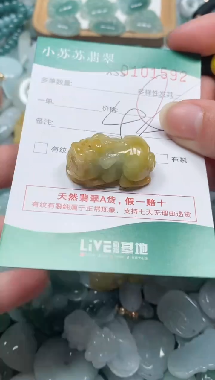 【闪购商品】翡翠颈饰未镶嵌闪购商品0101592