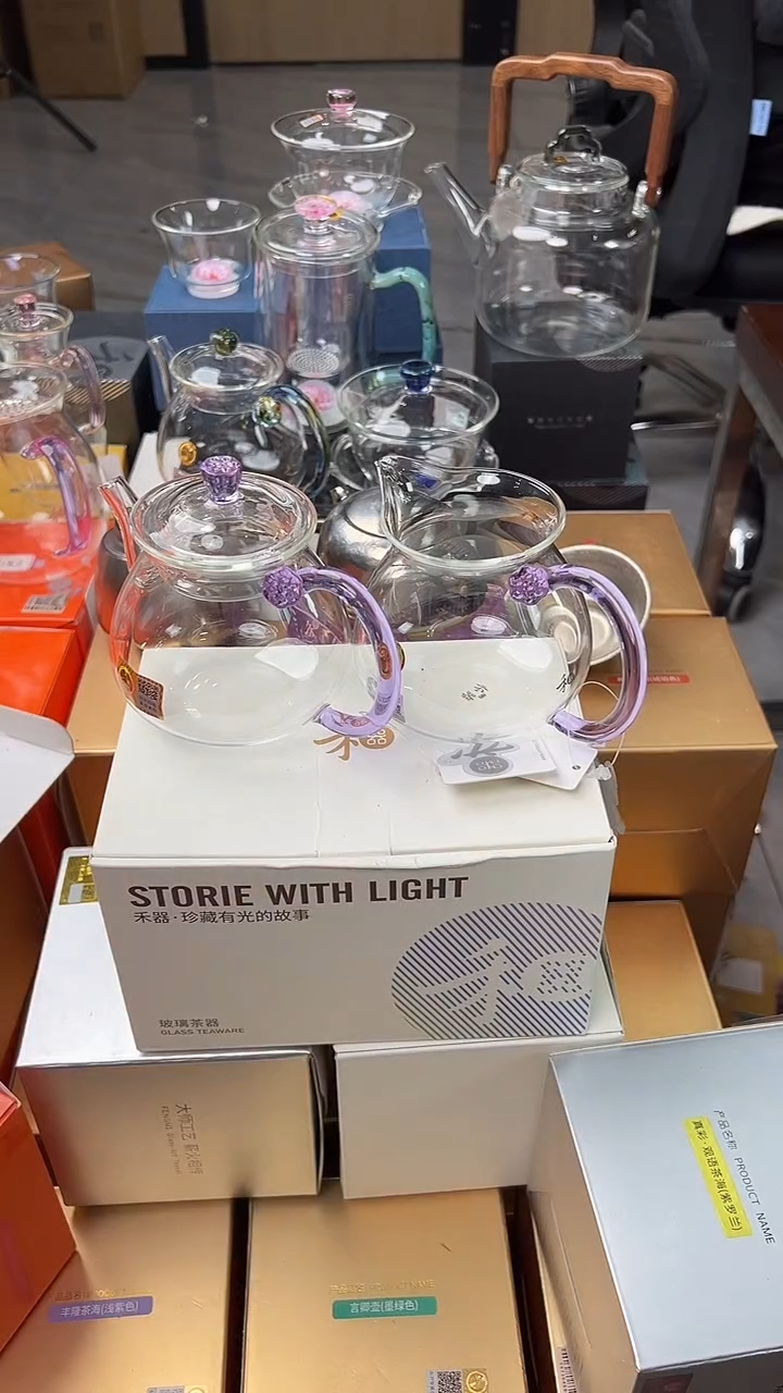 @@禾器晶彩浮莲浅紫色+清莲壶浅紫色+++