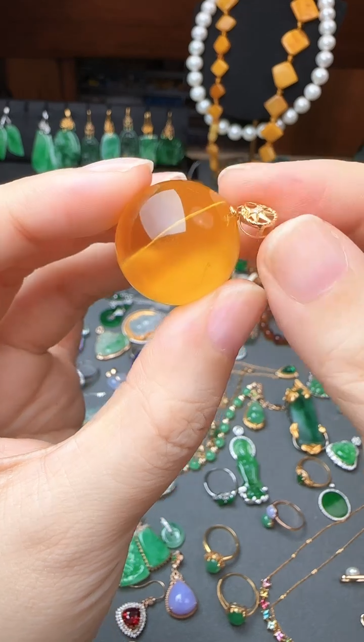 蜜蜡吊坠(不含链)未镶嵌闪购商品1680
