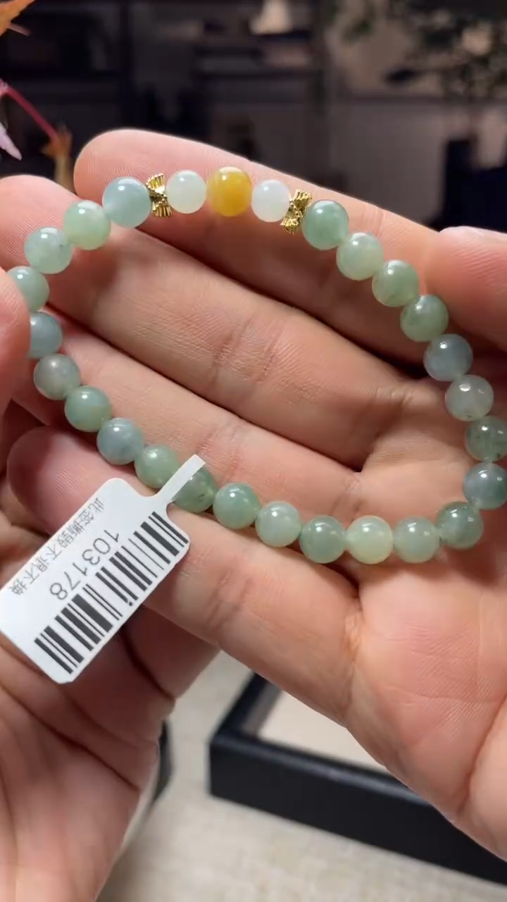 未镶嵌手链翡翠手串