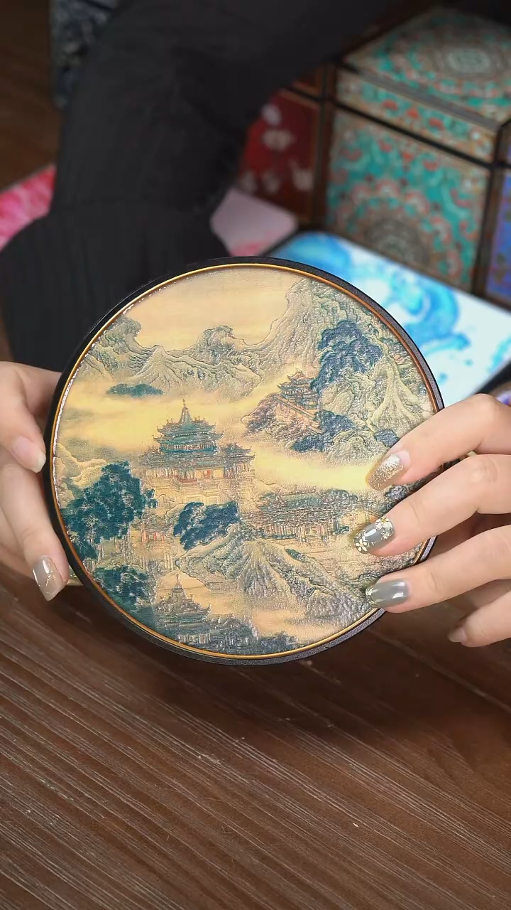 壹藏贰宝蓬莱仙境大垫子一片