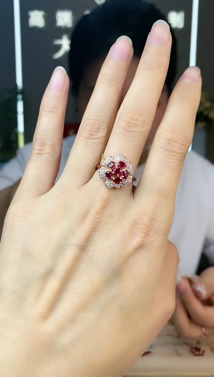 【闪购商品】红宝石手饰银S925镶嵌手饰