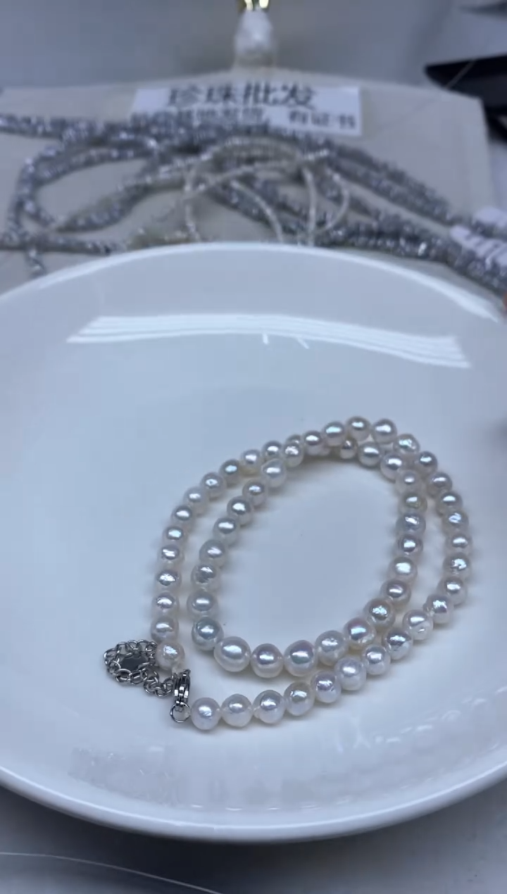 颈饰未镶嵌淡水珍珠6-7