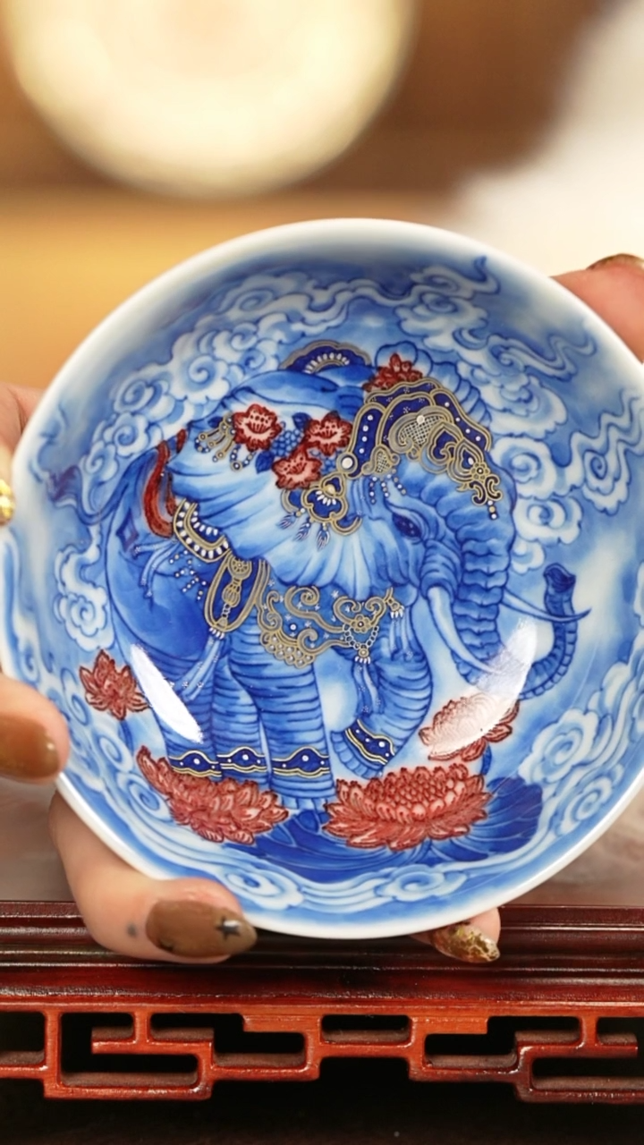 【闪购商品】杯子永明尚玩景德镇手工手绘陶瓷