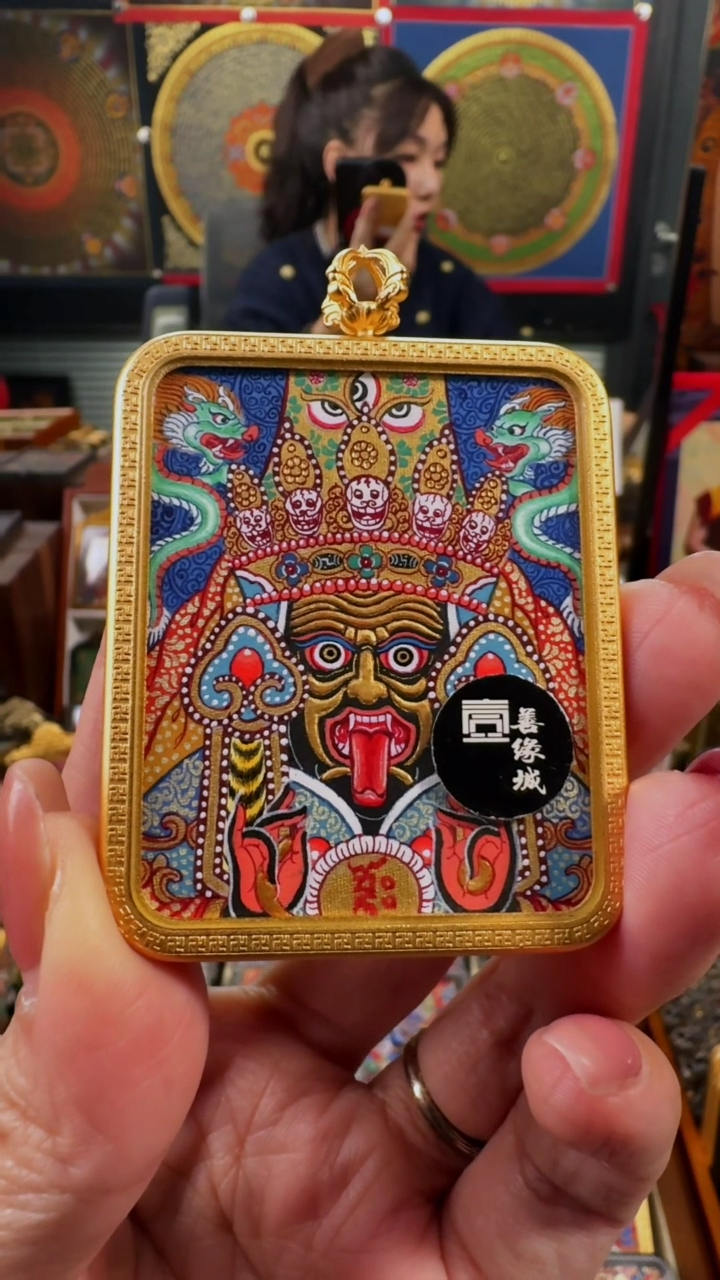 【闪购商品】吊坠壹善缘城手绘唐卡扎基年终大促