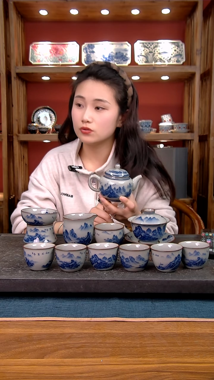 简装家用款11件套 老陶泥开片纹陶瓷茶具