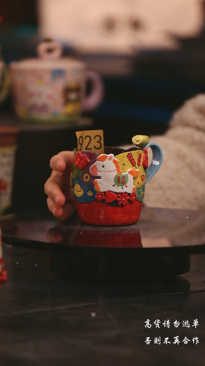陶瓷景德镇可爱设计师款陶瓷 