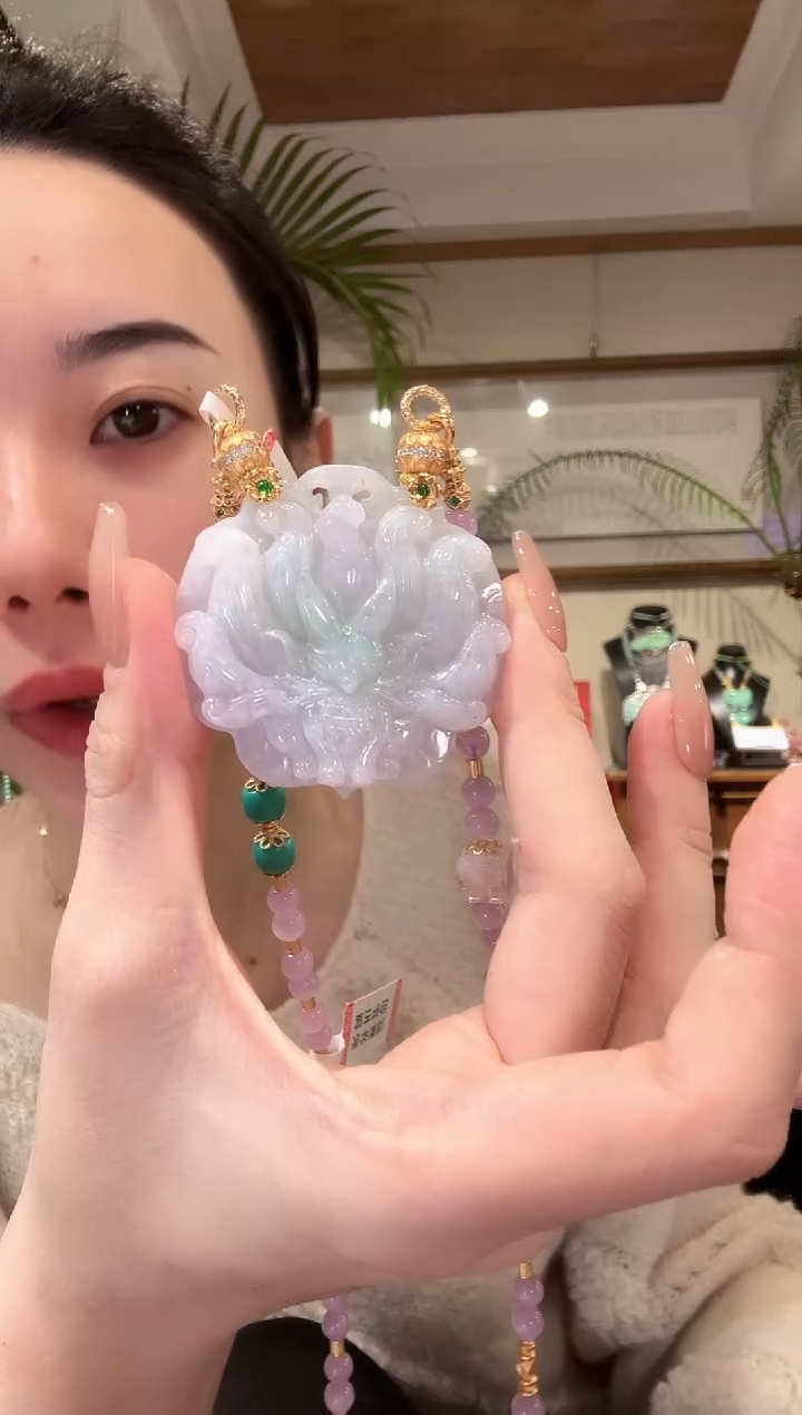 【闪购商品】翡翠颈饰未镶嵌国风