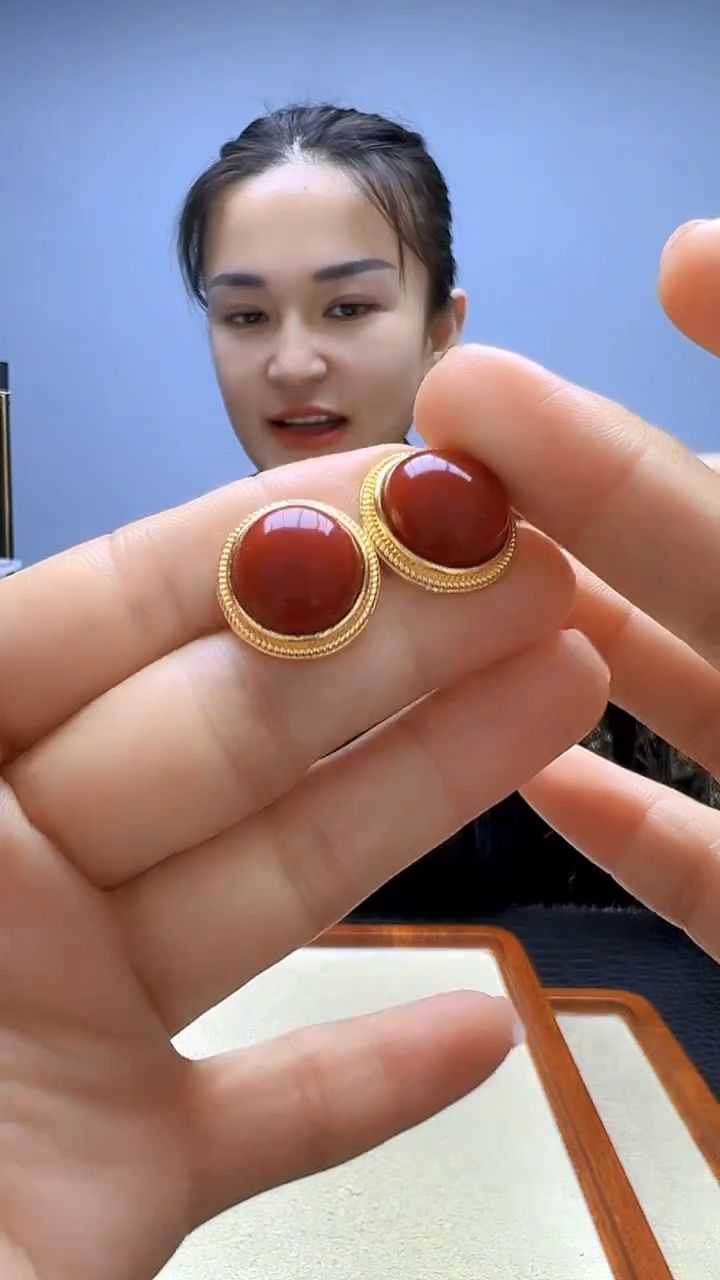 无非金属高货红色耳针耳针