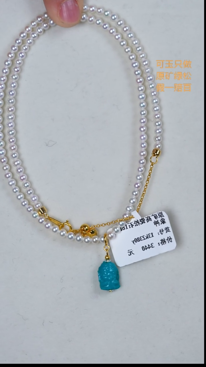 未镶嵌绿松石珠宝奇石象神