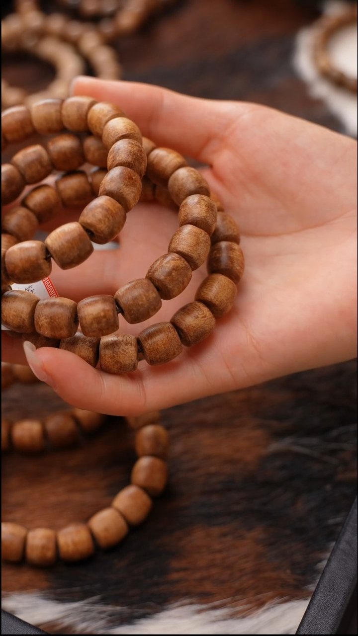 沉香手串ZYCR904-1正区登流眉天然野多样性发一
