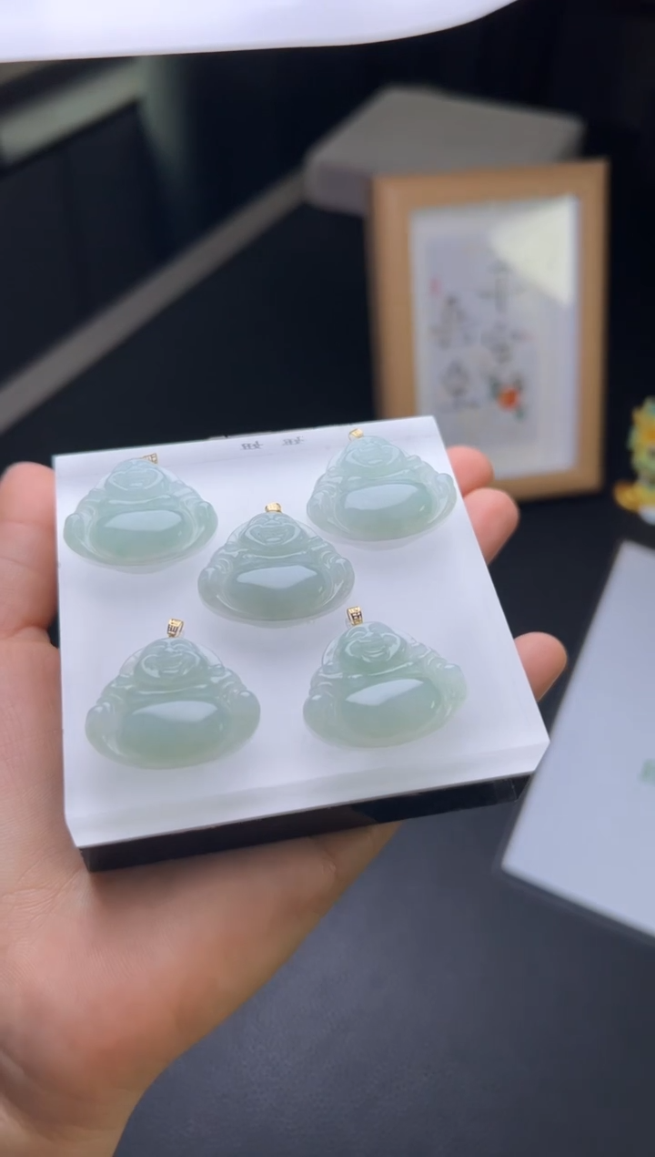 【闪购商品】翡翠颈饰18K金镶嵌W499-ND10158多样性发一件