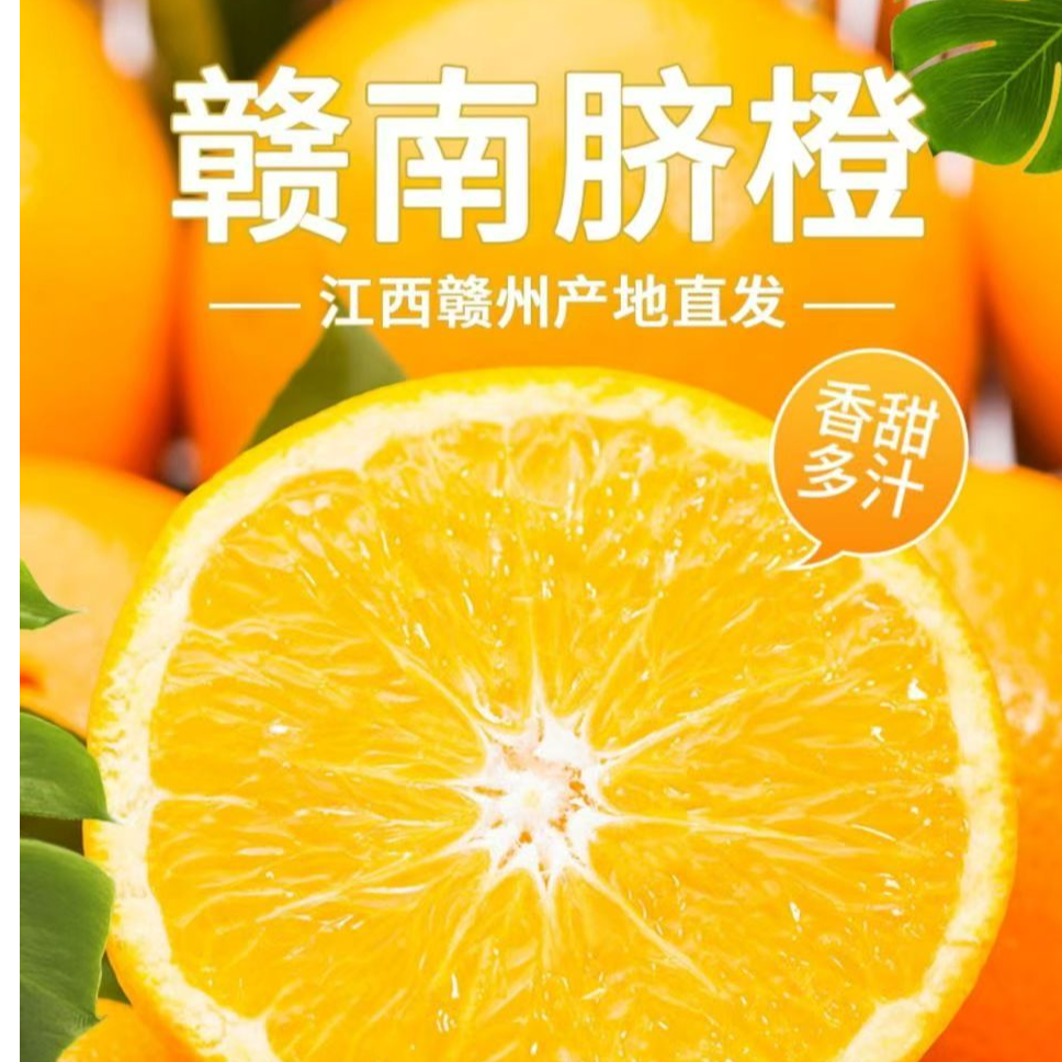 普通包装现摘正宗江西赣南脐橙新鲜应季产地直发