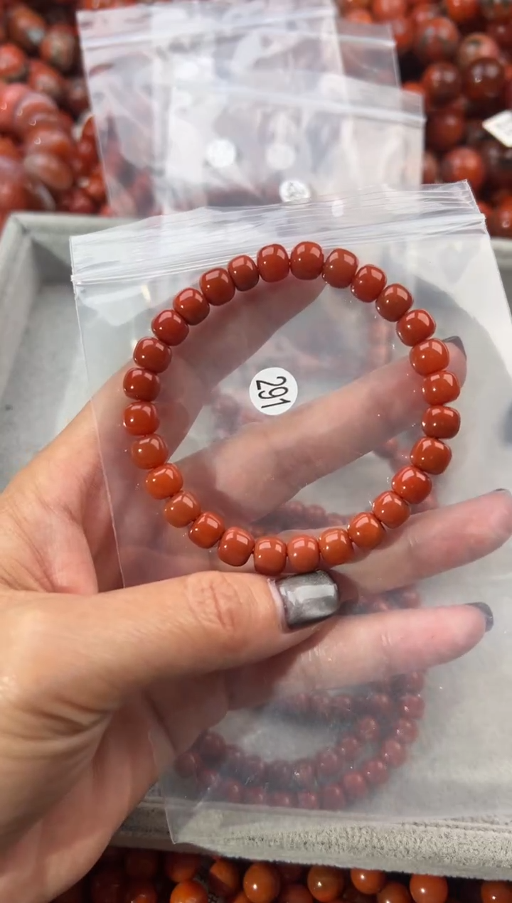未镶嵌手串南红玛瑙7+