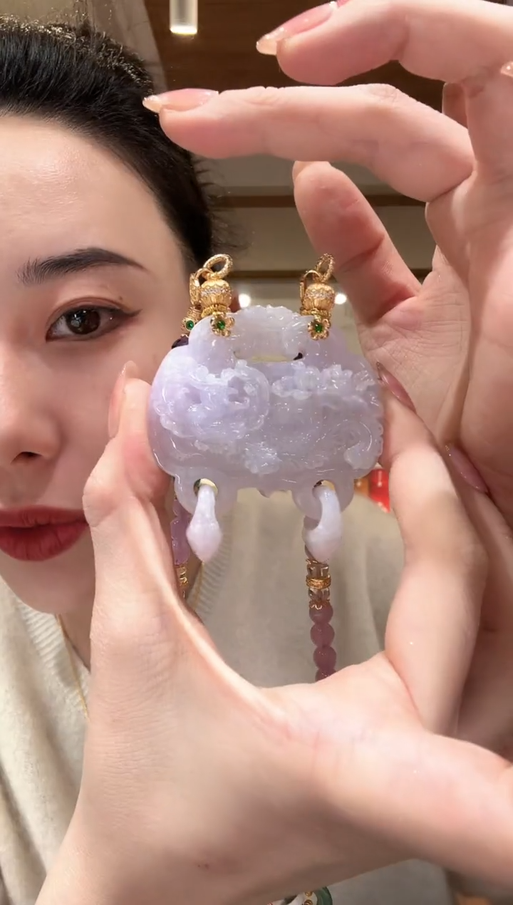 【闪购商品】翡翠颈饰未镶嵌国风