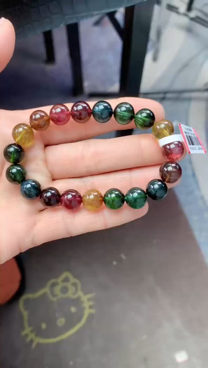 【闪购商品】碧玺手串未镶嵌多样性发一条