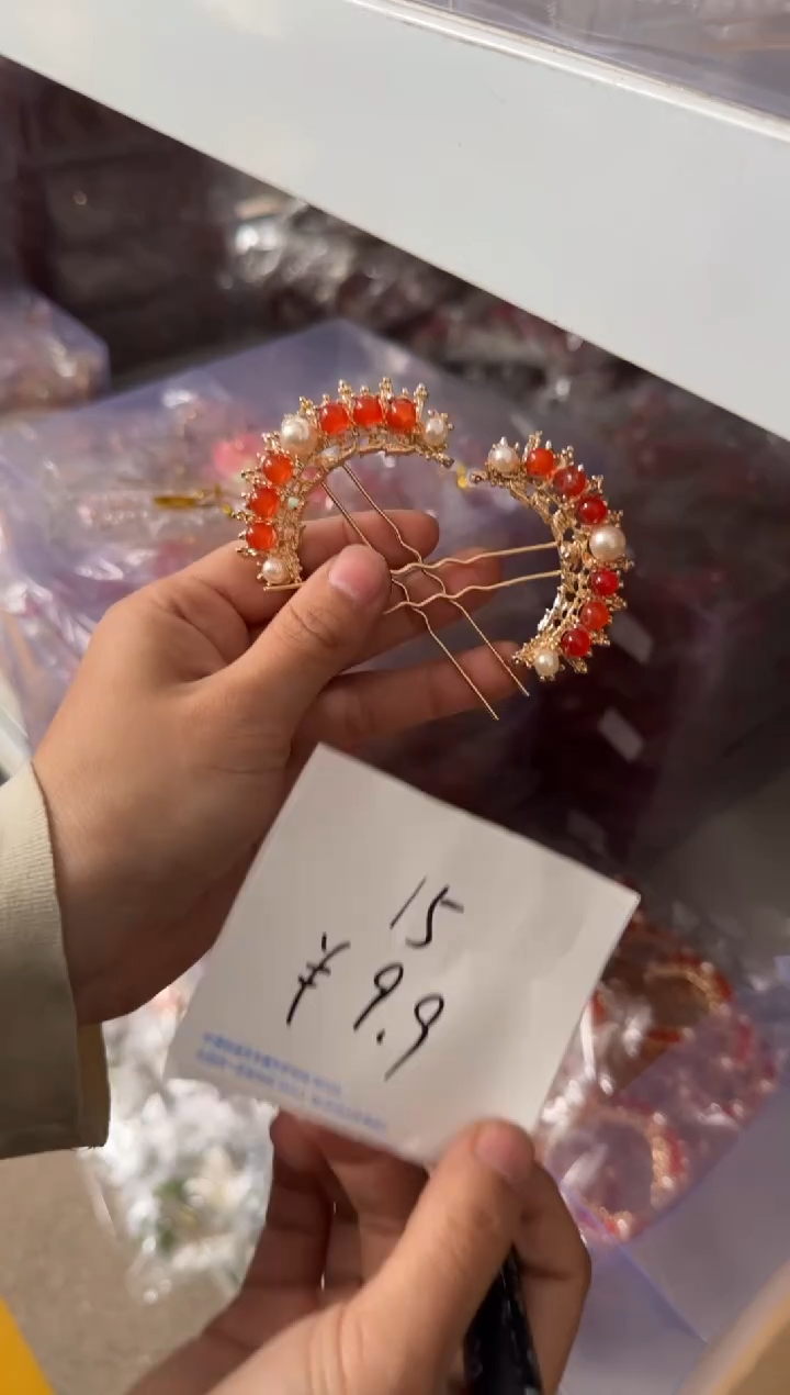 合金布艺头饰15号