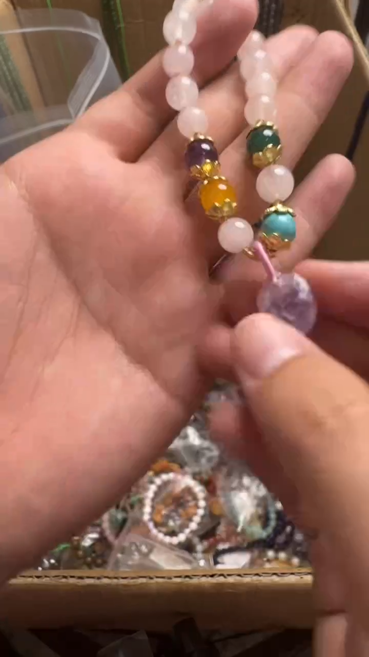 未镶嵌手链水晶上