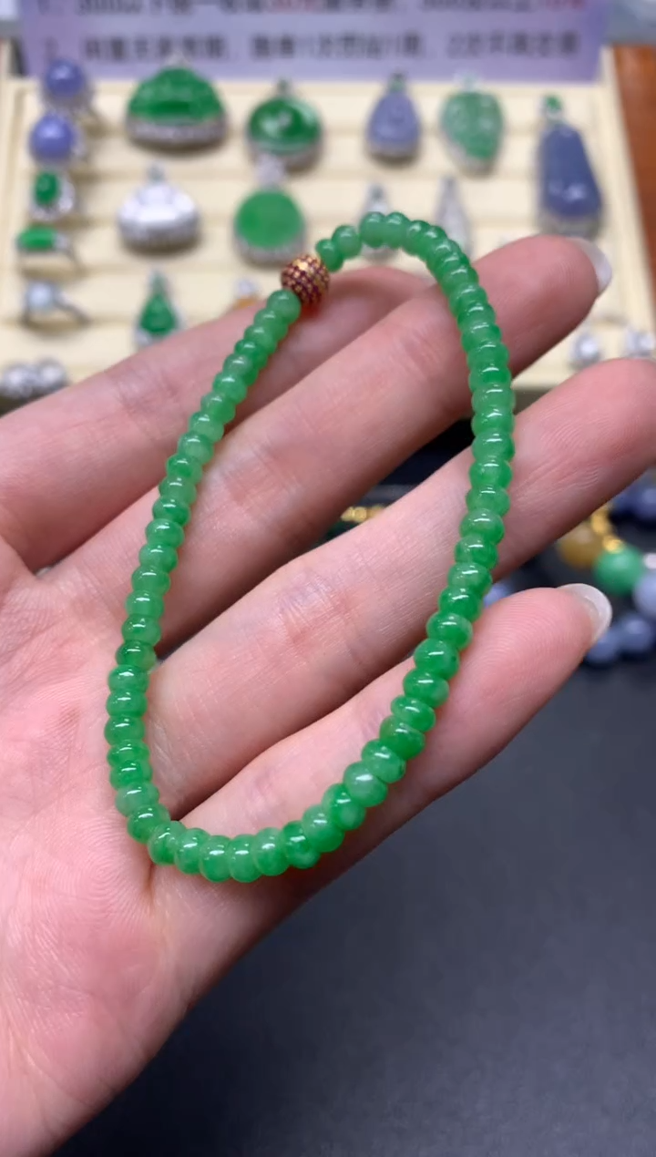 【闪购商品】翡翠手串未镶嵌手串|4500+450