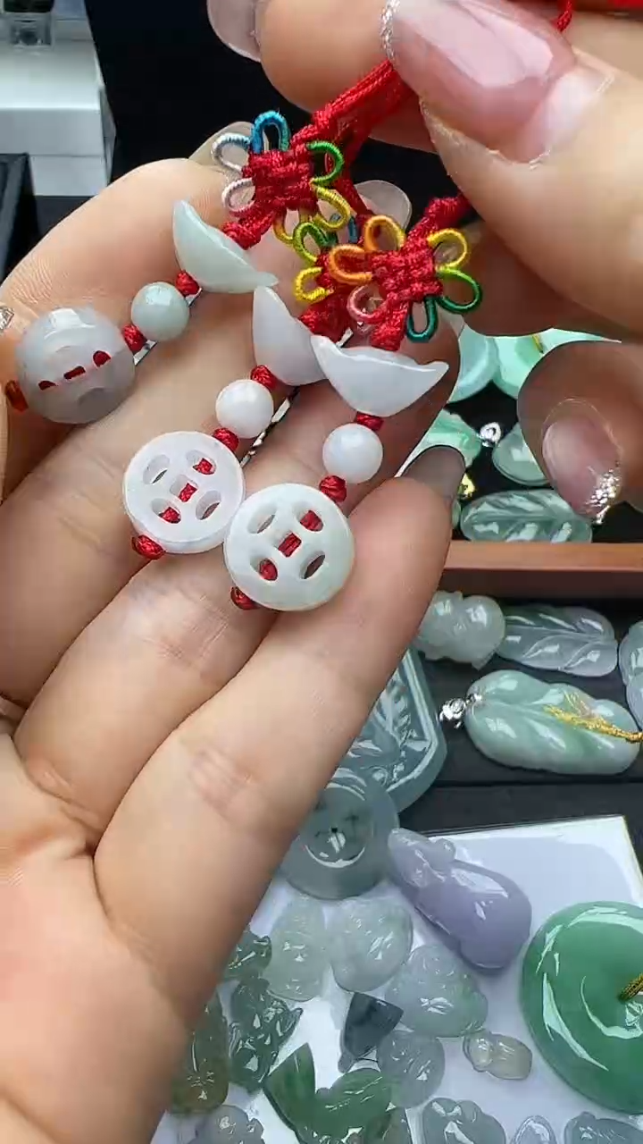 【闪购商品】翡翠挂件未镶嵌古钱挂件