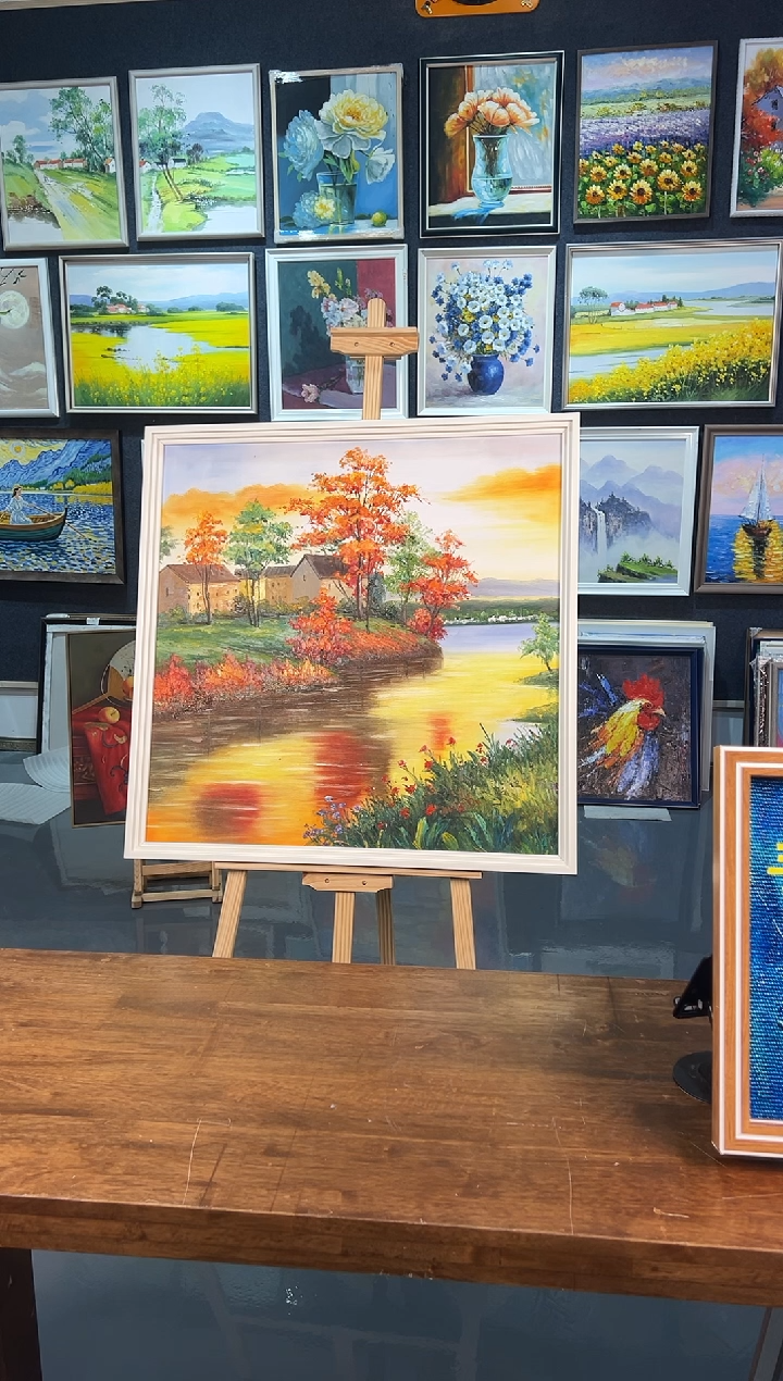 【闪购商品】油画26号 80*80 风景-手绘油画